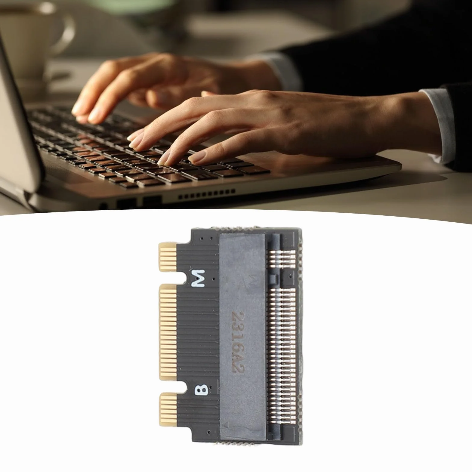 M.2 NVME Adapter M Key B M 2230 do 2242 Przedłużający Męski na żeński do ThinkPad X270 X280 T470 T480 L480 T580