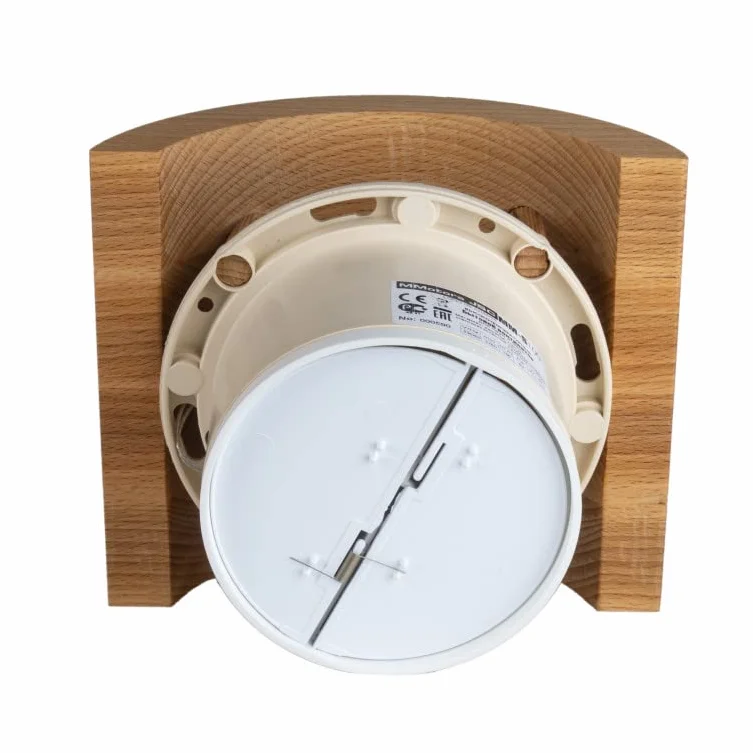 wentylator do sauny odporny na wysokie temperatury MM-S Ø 100 mm, 105 m³/h, drewno, beczka, z zaworem zwrotnym