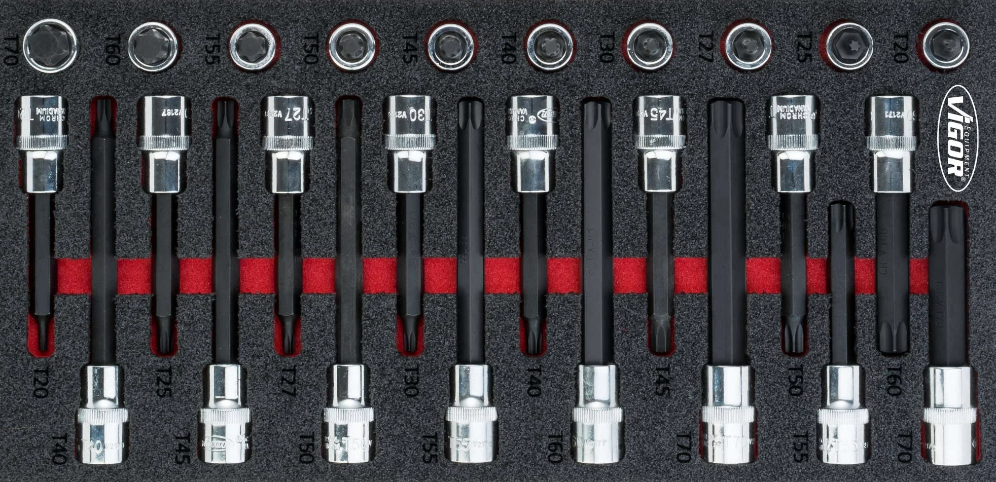 Vigor Zestaw wkrętaków Torx, 1 sztuka, V5095