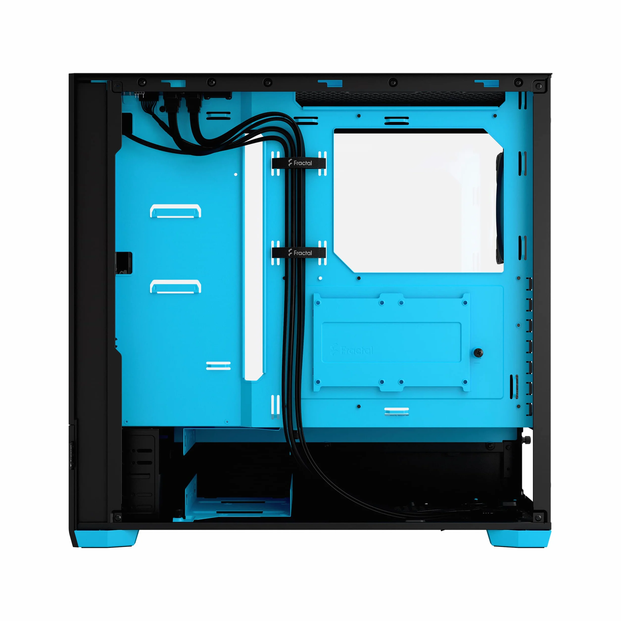 Fractal Design Pop Air RGB obudowa komputera ATX czarny cyjan szkło hartowane