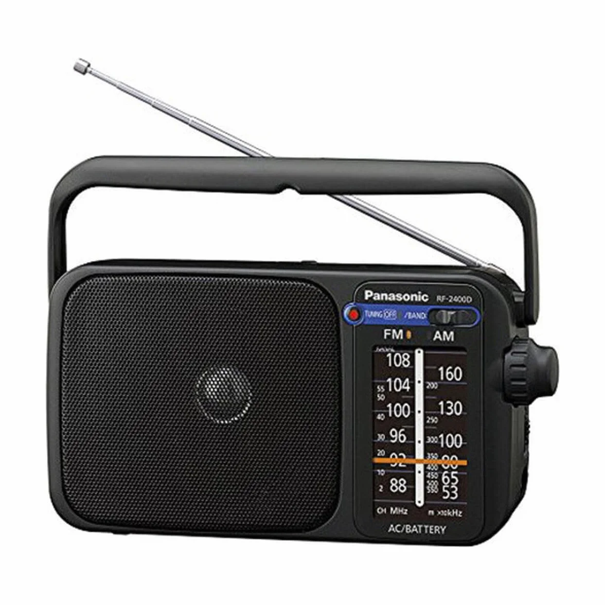 Panasonic RF-2400 przenośne radio FM/AM tuner cyfrowy czarne