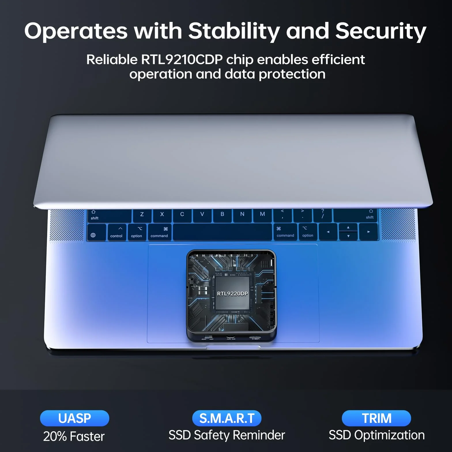 SSK M.2 NVMe SATA SSD Klonująca Stacja Dokująca USB 3.2 Gen 2 10 Gb/s Obudowa Duplikatora Klonującego SSD z Dwiema Zatokami