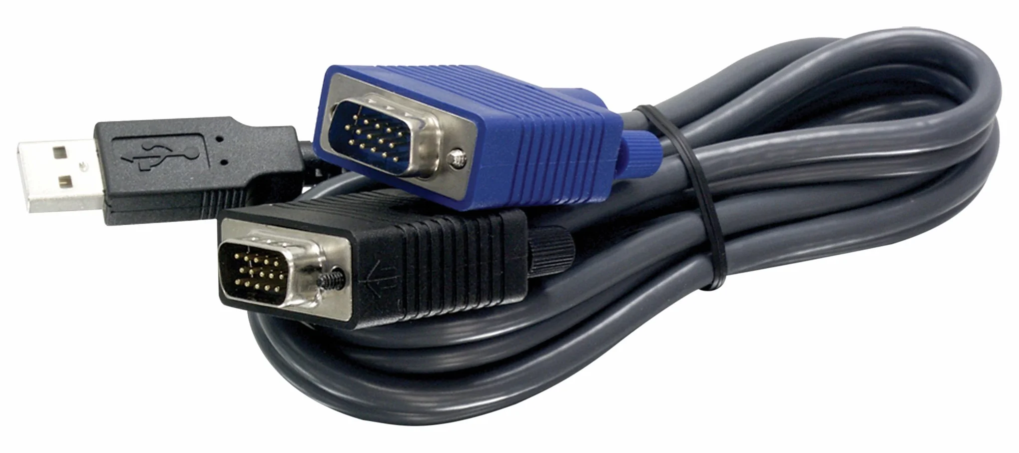 TRENDnet TK-CU06 USB VGA KVM męski na męski, VGA/SVGA HDB 15-pinowy męski na męski, USB 1.1 typ A, 1,83 m