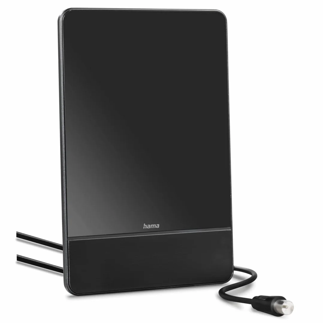 Hama Antena pokojowa DVB-T2 aktywna 5G LTE płaska czarna