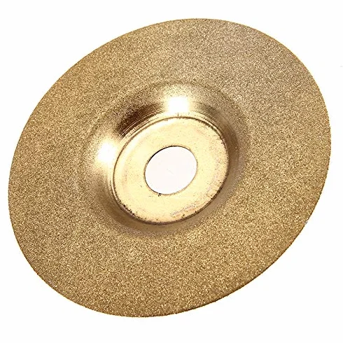 Betonowa tarcza szlifierska diamentowa, Diamentowa tarcza szlifierska 4-calowa do szlifierek kątowych, metalowa, trawiasta, 100x16 mm