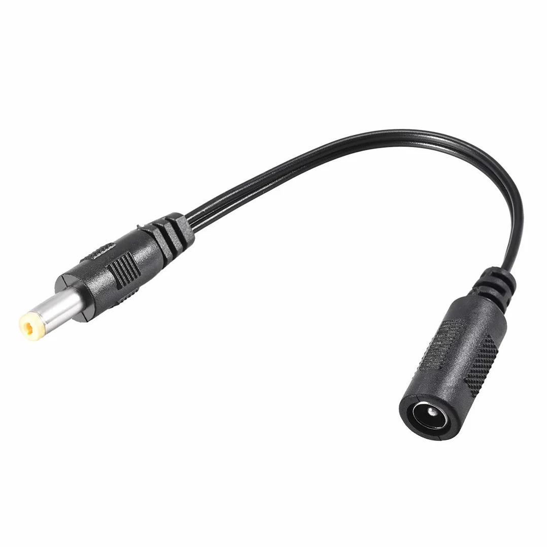 sourcing map Adapter łącznik konwerter 5,5 x 2,1 mm do 4,8 x 1,7 mm 1A 15 cm DC