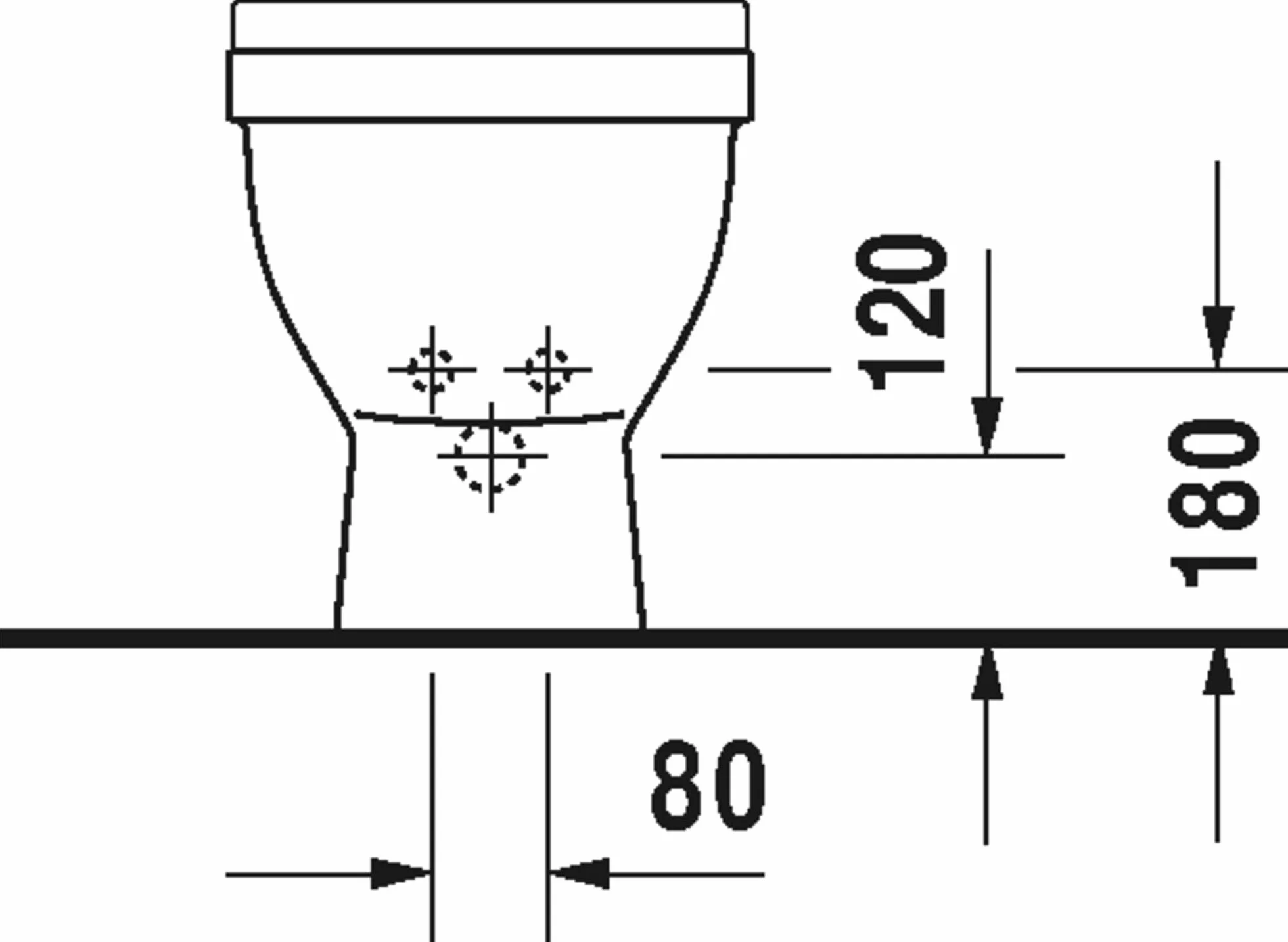 Duravit Starck 3 bidet stoj?cy 56cm, Kolor: Bia?a - 2230100000