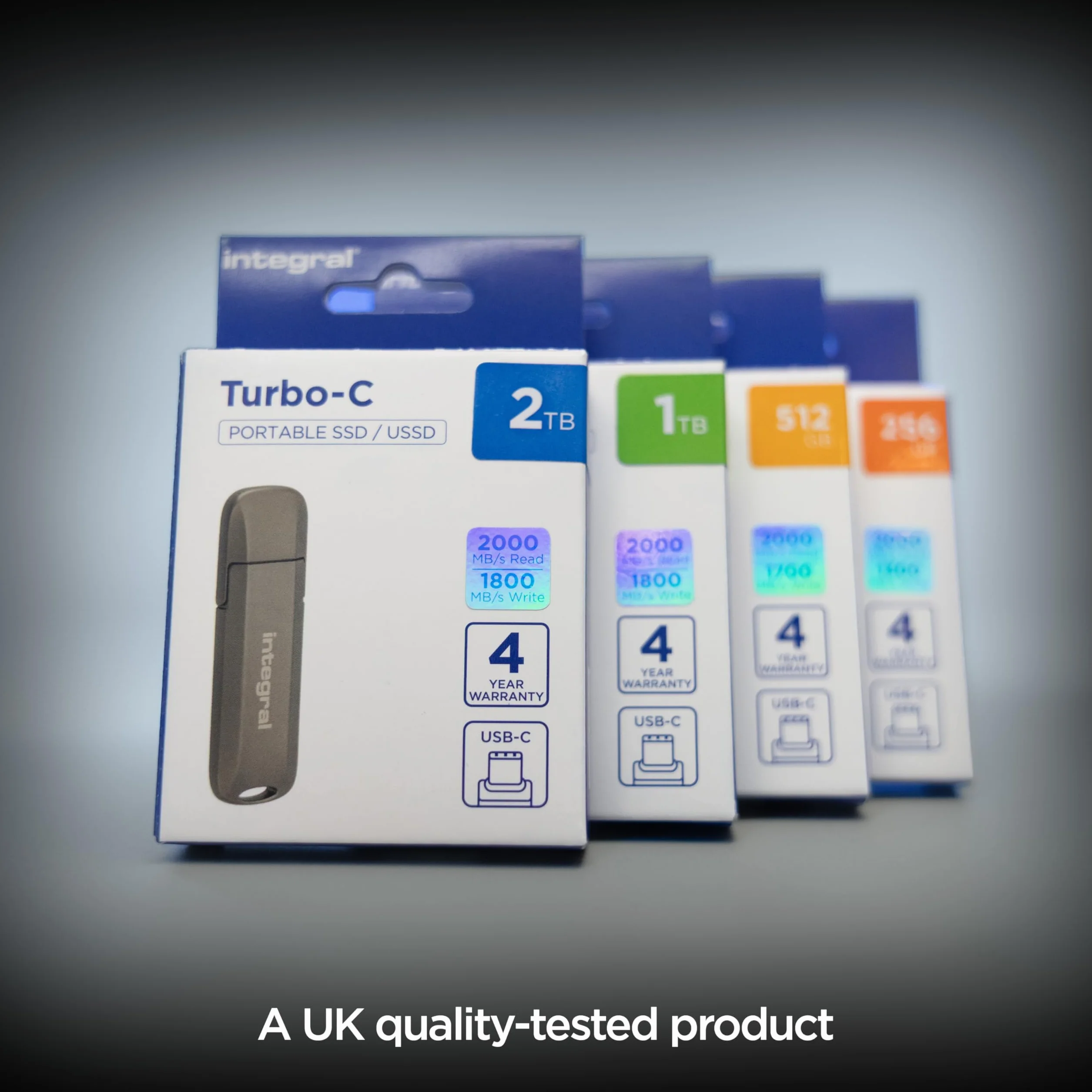 Integral USSD 512 GB Turbo-C USB 3.2 Gen 2×2 metalowa pamięć USB SSD odczyt 2000 MB/s zapis 1700 MB/s