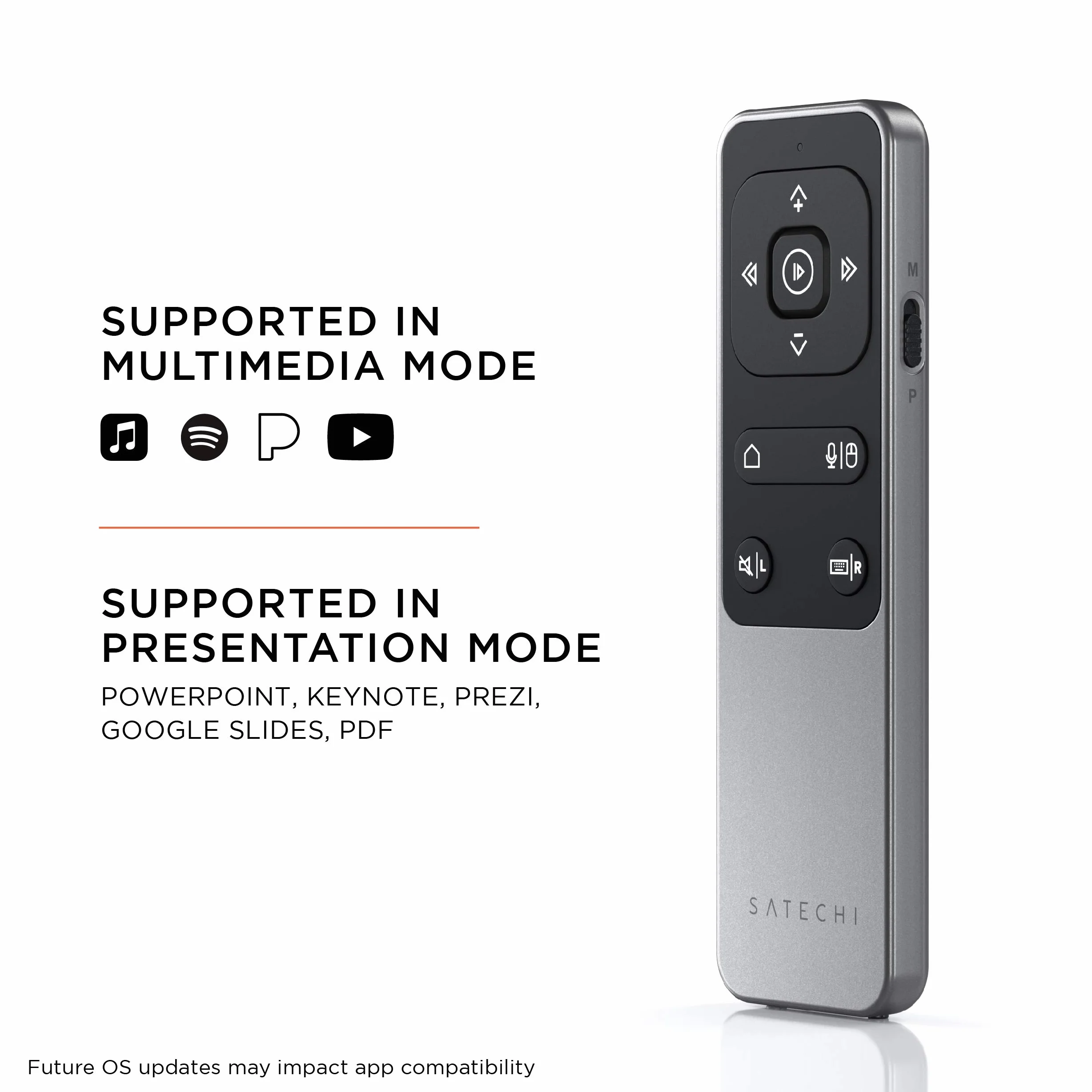 SATECHI Pilot multimedialny Bluetooth R2 USB-C do MacBook Air Pro Neo Mini iPad iMac