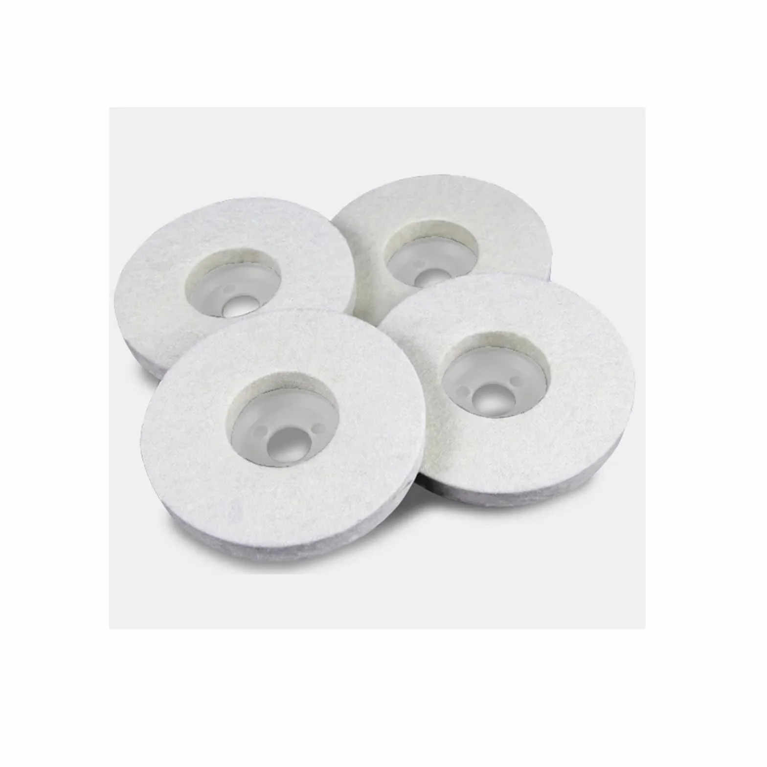 Polerująca tarcza szlifierki stołowej, Filcowa tarcza polerska z wełny 4 cale, do szlifierek kątowych, czyszcząca metalu, 100 mm x 16, ścierne narzędzie polerujące(10pcs)