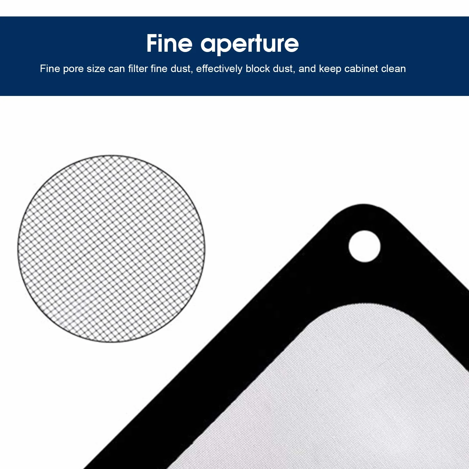 ASHATA 5 szt. 120 mm PC Fan Filtr Przeciwpyłowy Magnetyczny Mesh Frame