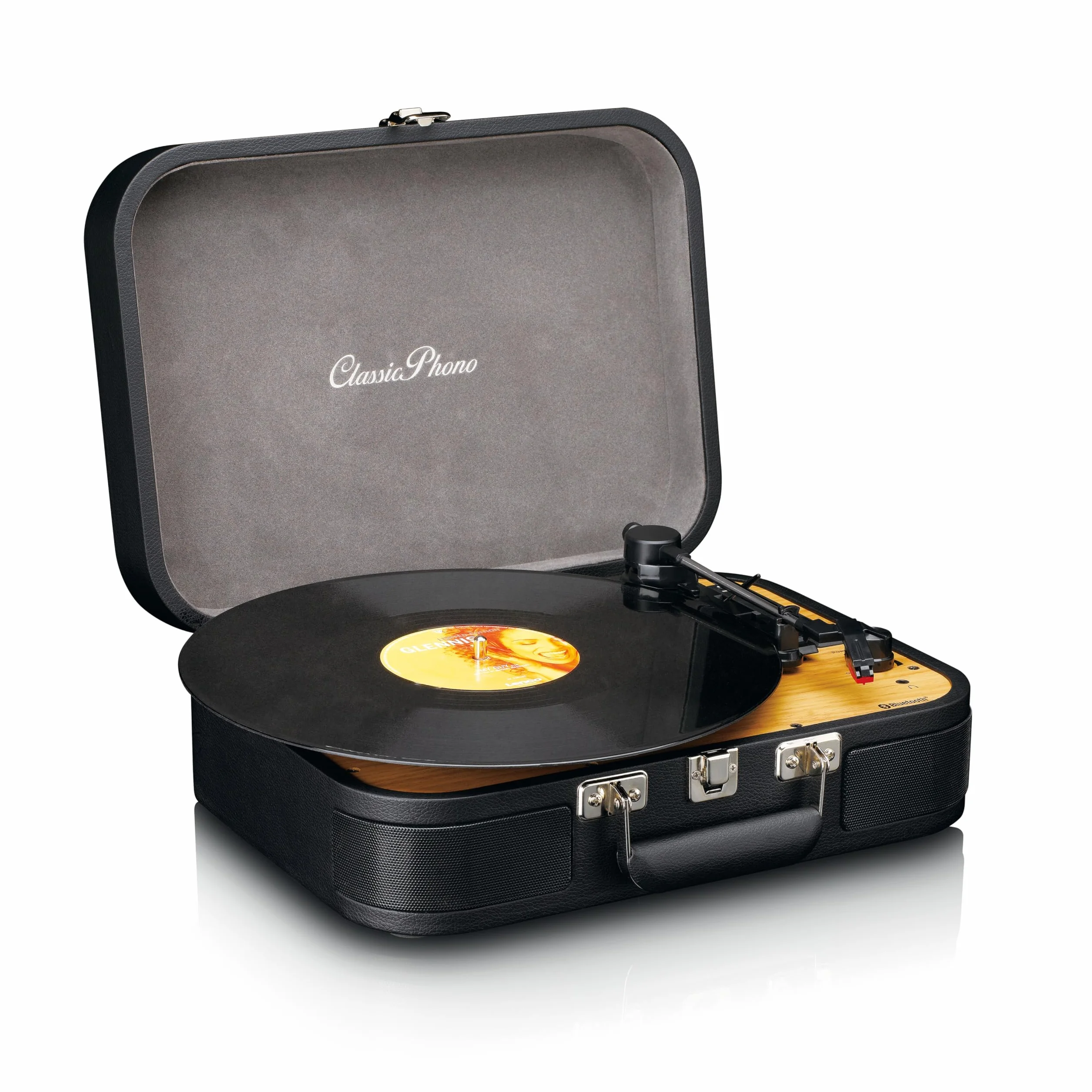 Lenco Gramofon Classic Phono TT-116 Bluetooth 3 prędkości 33 45 78 obr/min winylowy vintage czarny