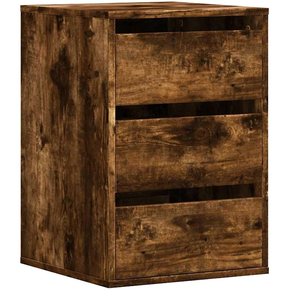 Komoda 3 szuflady 40 x 41 x 58 cm materiał drewnopochodny | Stabilny, odporny na wilgoć, łatwy w pielęgnacji, górna płyta do dekoracji