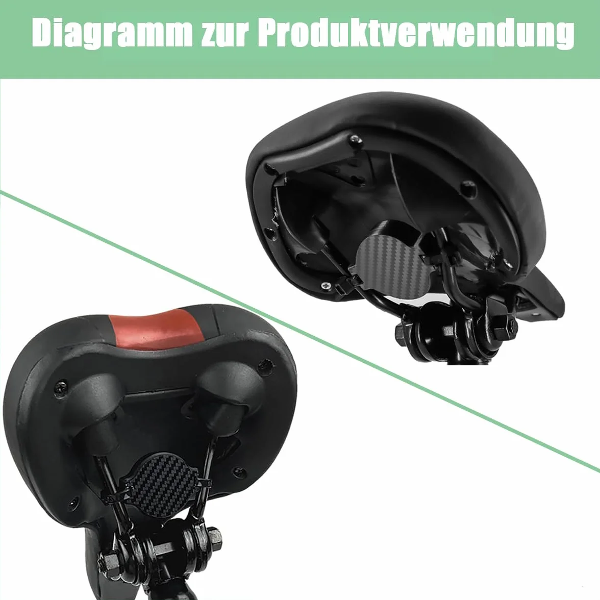 Airtag Uchwyt Rowerowy, Ukryty Pokrowiec Ochronny Airtag pod Siedzeniem, Wodoszczelny Uchwyt Antywibracyjny, Ukryty Uchwyt Rowerowy do AirTag z 4 Opaskami Kablowymi do Rrowerów