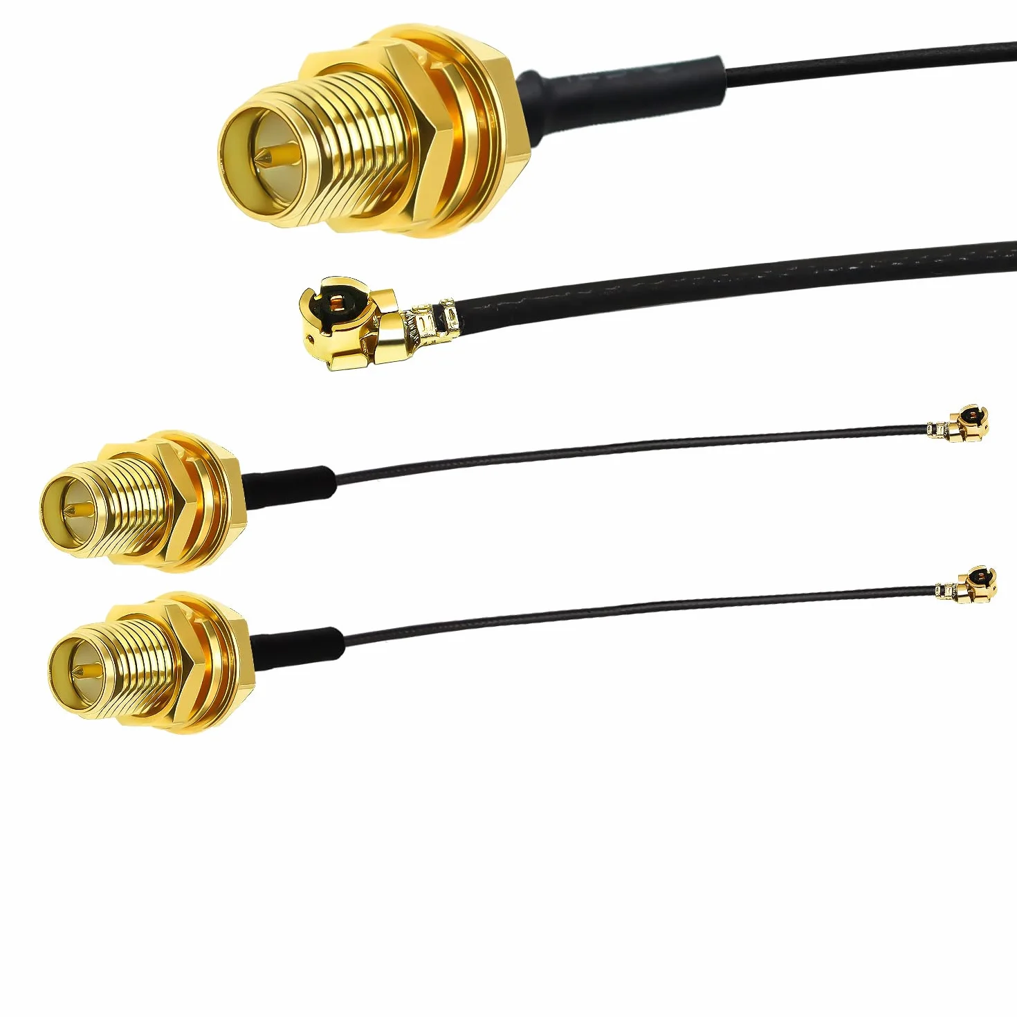 Kabel antenowy przedłużacz 15 cm RP SMA IPX 6 cali 1,13 mm kabel koncentryczny 5-pak