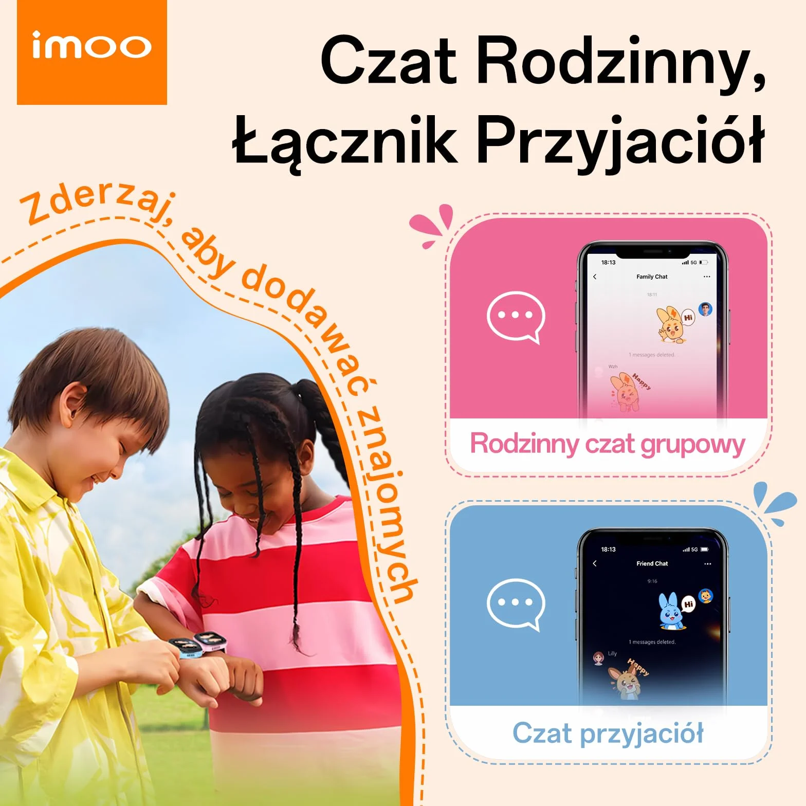 imoo Z3 Smartwatch dla Dzieci 4G GPS Wodoodporny 20m Pamięć 8GB Niebieski