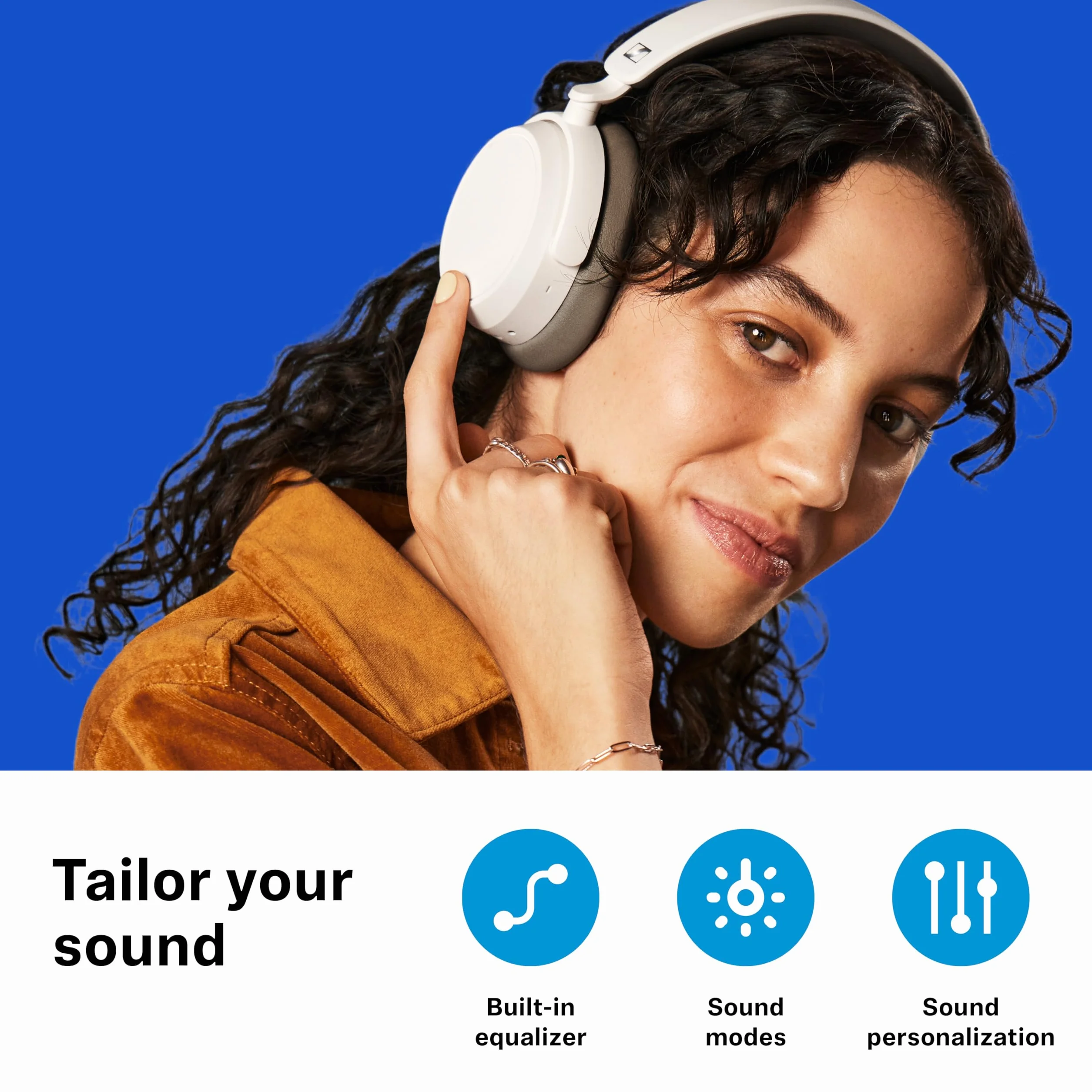 Sennheiser ACCENTUM Plus Bezprzewodowe słuchawki Bluetooth 50h Adaptive Hybrid ANC czarne