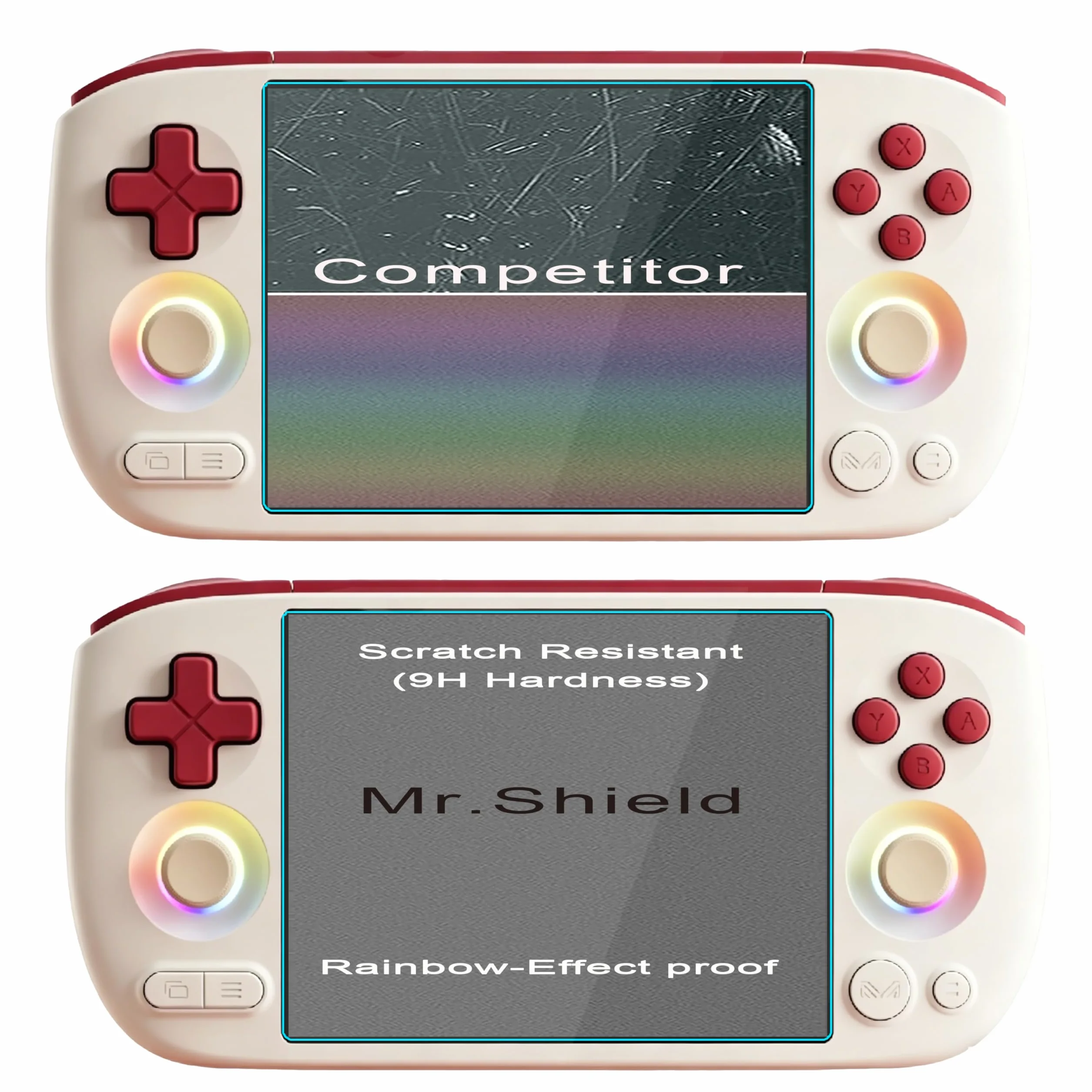 Mr.Shield Ochraniacz Ekranu do AYANEO Pocket AIR MIni, 3 Sztuki, Szkło Hartowane 9H, Odporny na Zarysowania, HD