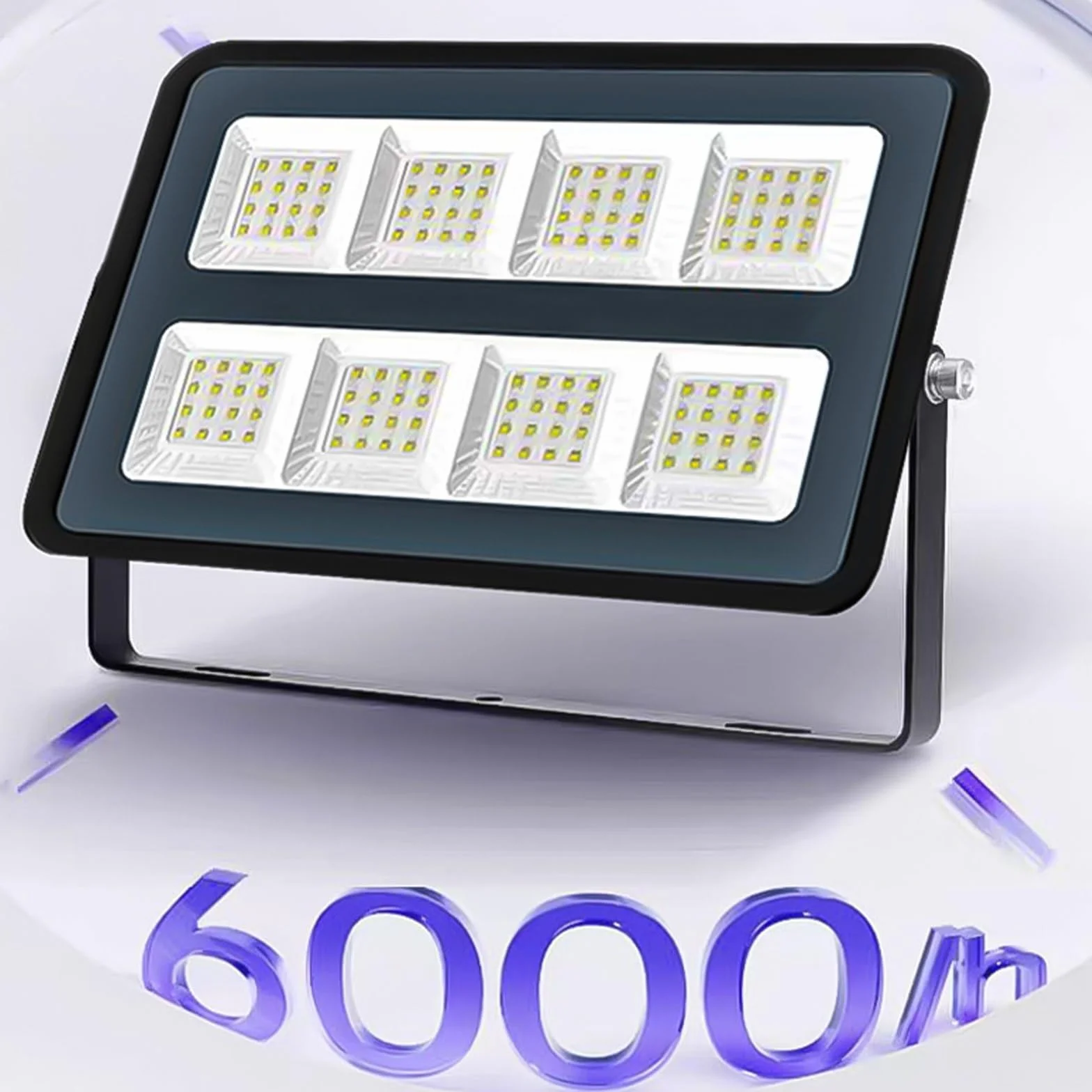 lampy solarne, 50-400W Ultrajasny reflektor aluminiowy, IP65 do ogrodu, na podwórko, stadion, plac zabaw(50W)