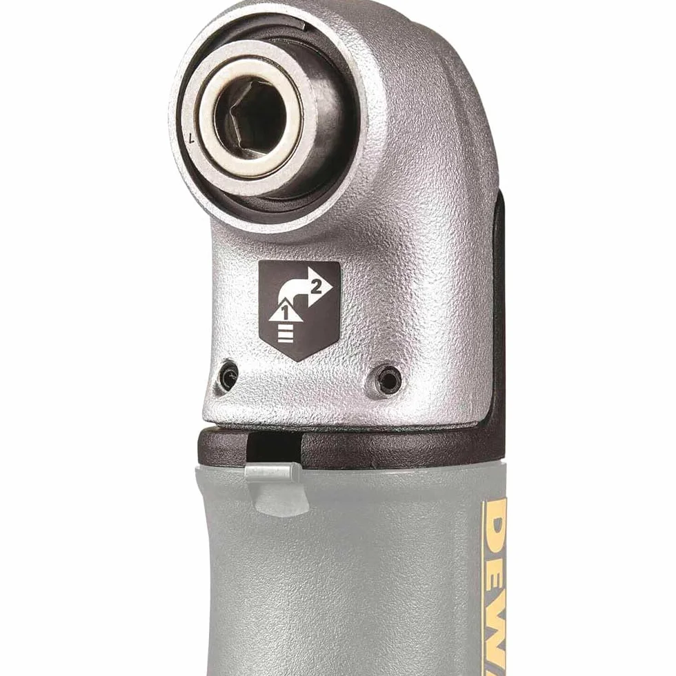 Dewalt Impact nasadka kątowa do wkrętarki udarowej DT20503 (ultra kompaktowa, sześciokątna 1/4, odporna na uderzenia, z momentem obrotowym do 43 Nm, do stosowania na akumulatorowych wkrętarkach)