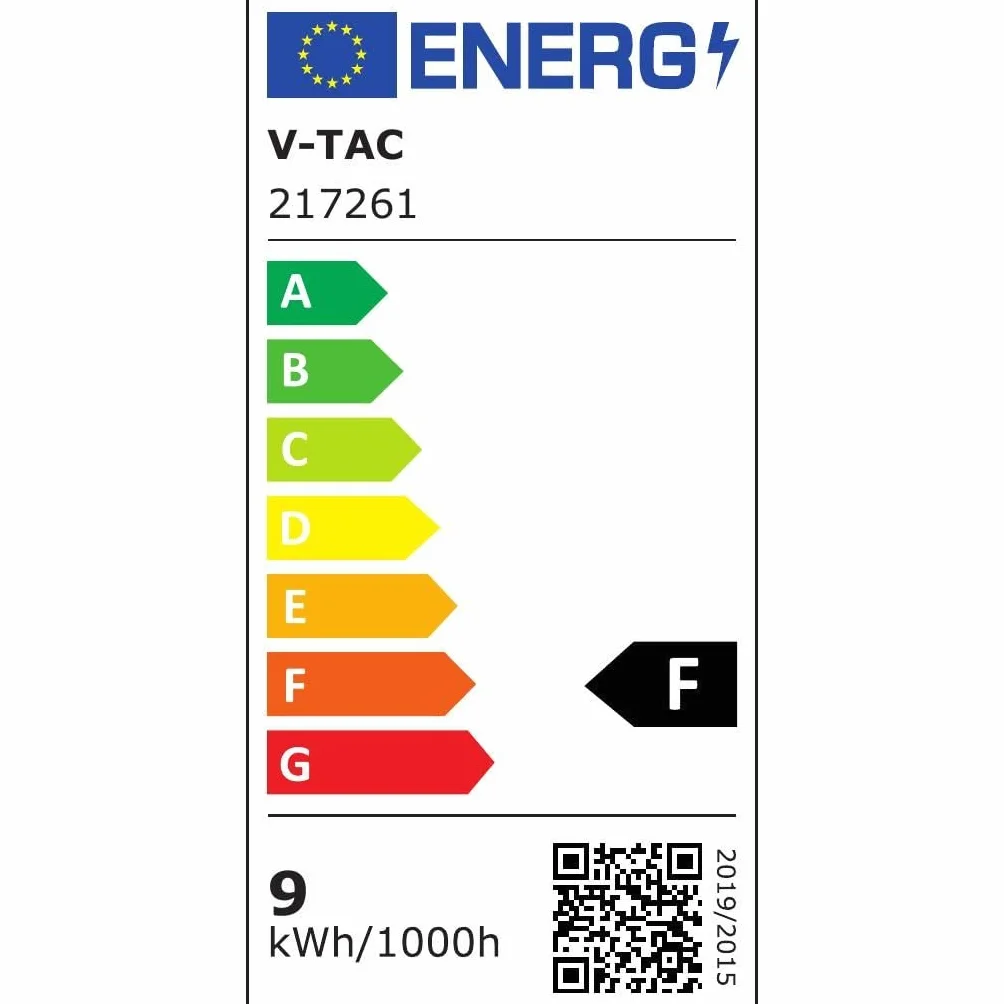 V-TAC 10 żarówek LED E27, Edison - A60, 8,5 W (odpowiednik 60 W) - 806 lumenów - 4000 K neutralna biel - otwór wiązki światła 200° - maksymalna wydajność i niskie zużycie energii, VT-2099-10