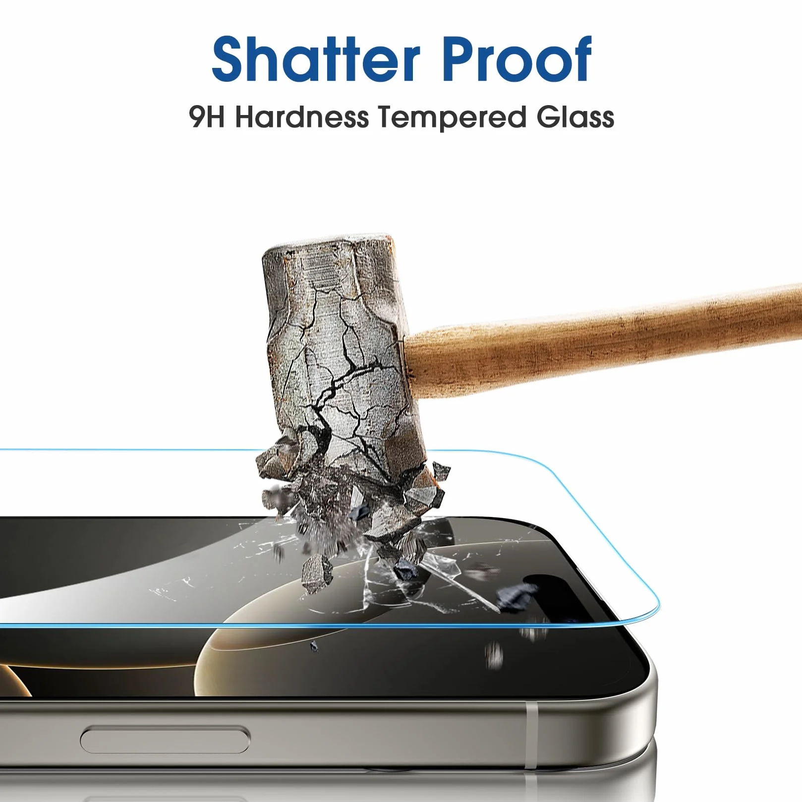 amFilm szkło hartowane iPhone 16 Pro 6.3" OneTouch ochraniacz ekranu 4-częściowy z osłoną obiektywu