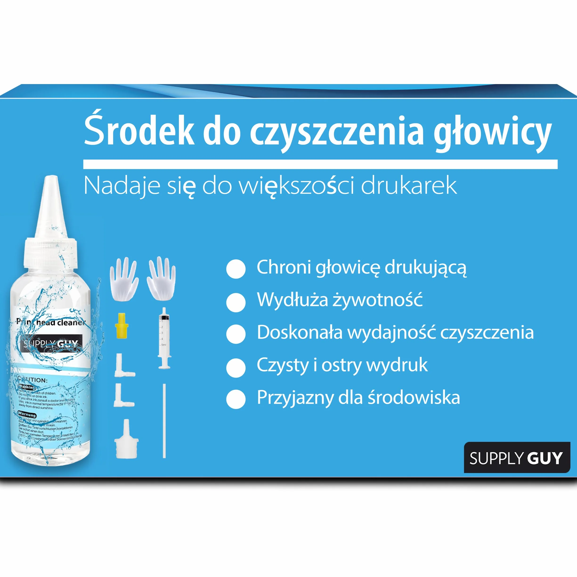 Środek do czyszczenia głowicy drukującej 100 ml do Canon Epson HP