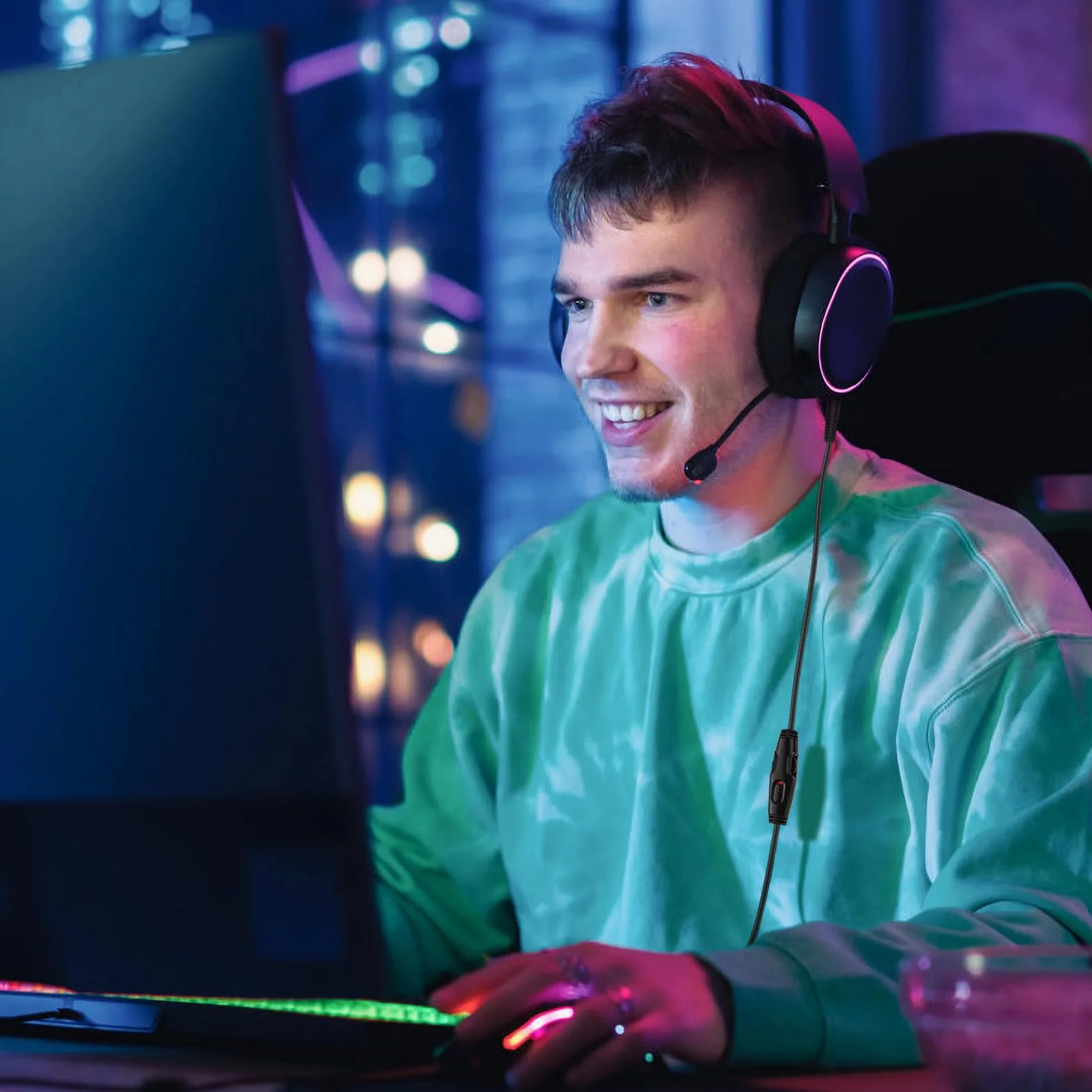 HyperX Cloud Alpha Kabel audio 3,5 mm z wyciszeniem i regulacją głośności