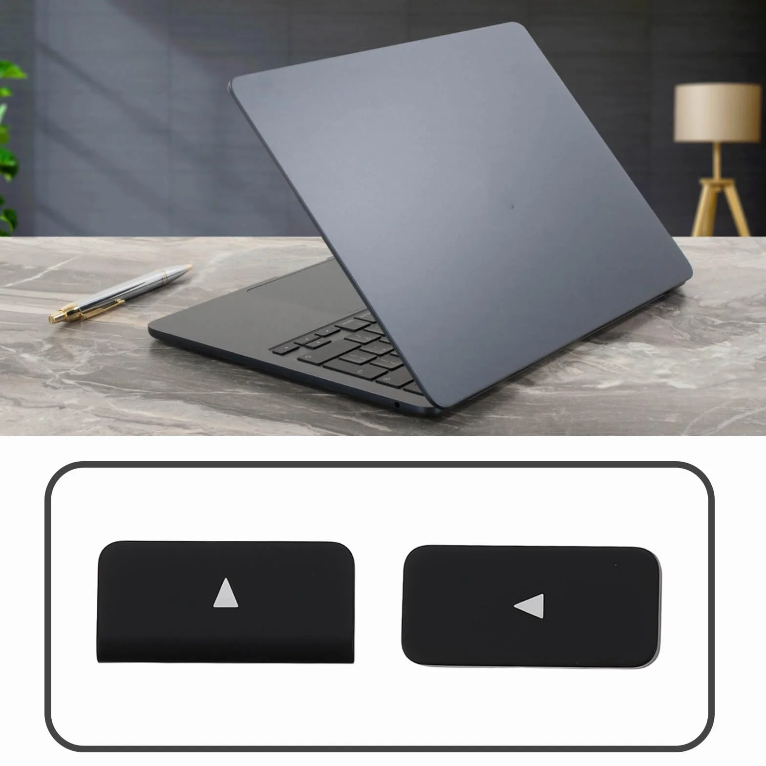 1 zestaw wymiennych kluczy do laptopa ze strzałką w górę lub w dół z zawiasem zaciskowym nożycowym kompatybilny z Macbook AIR 33.0 cm 38 cm M1 M2 M3 M4 2020-2025