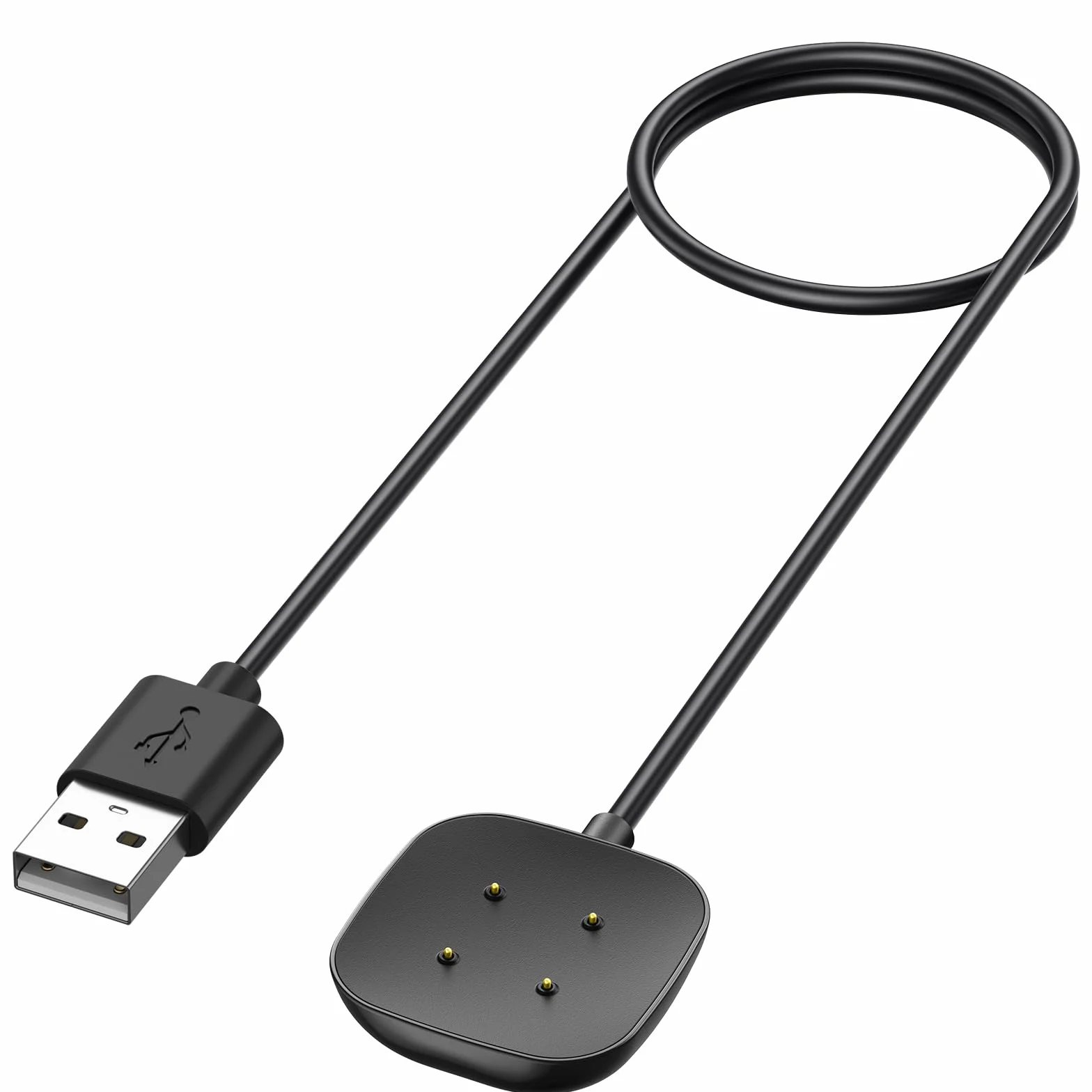 Kabel do ładowania Fitbit Versa 4 / Sense 2 / Versa 3 / Sense, 50 cm i 100 cm, USB stacja ładująca