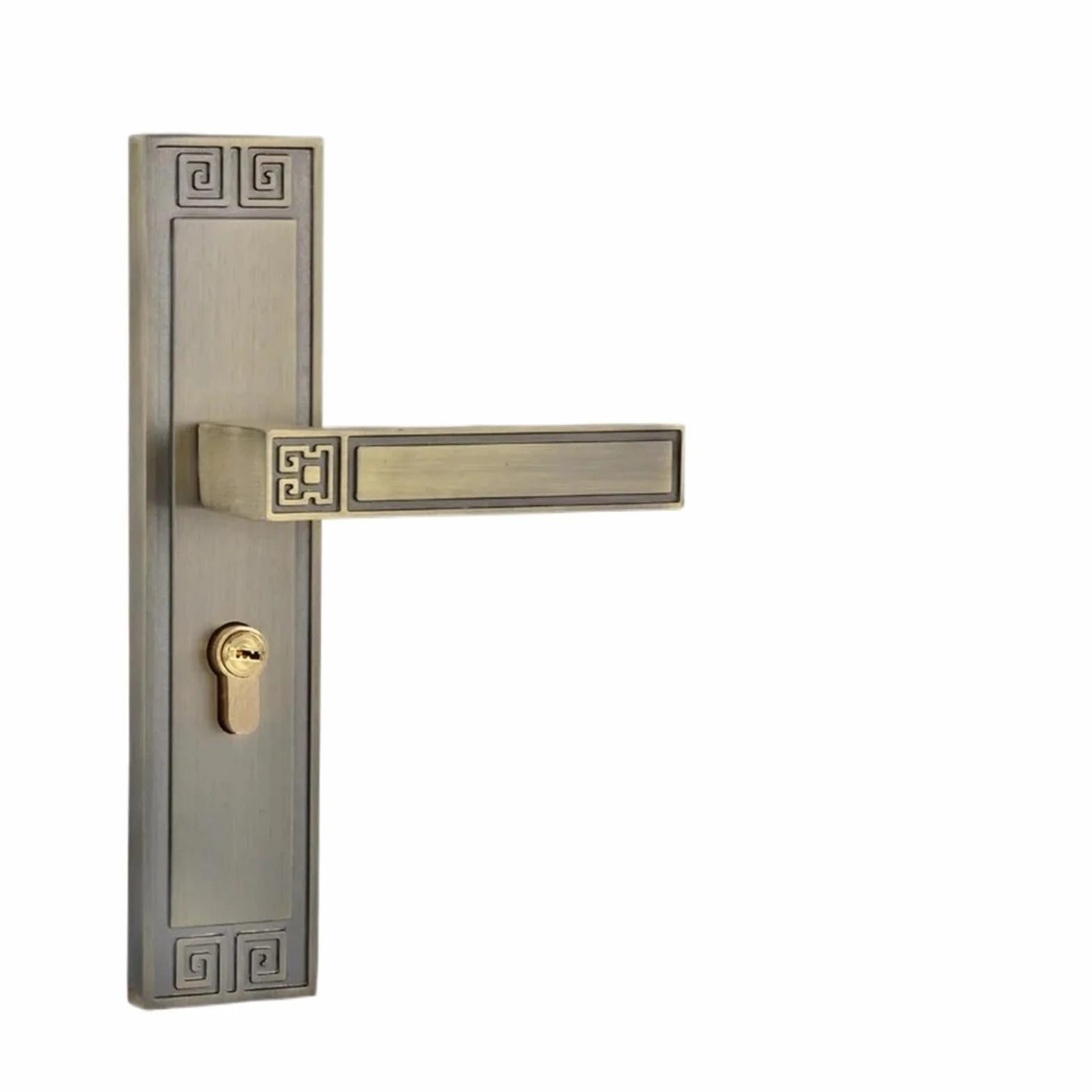 1 zestaw metalowych zamków do drzwi do wnętrz domu (100 x 40 x 20 mm)
