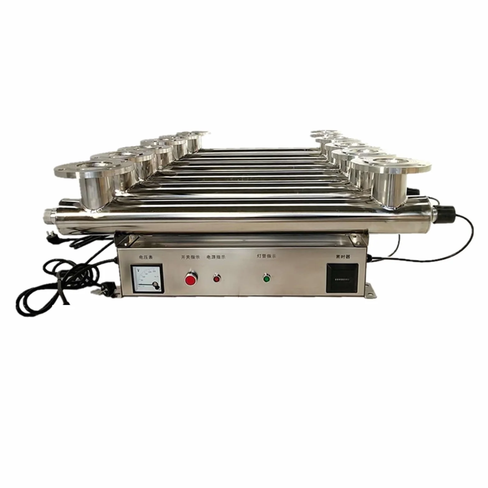 System filtracji wody - Napój System sterylizatora do uzdatniania wody UV, filtr do oczyszczania akwakultury 48gpm 160W Lampa z filtrem świetlnym(UVC-80W-2)