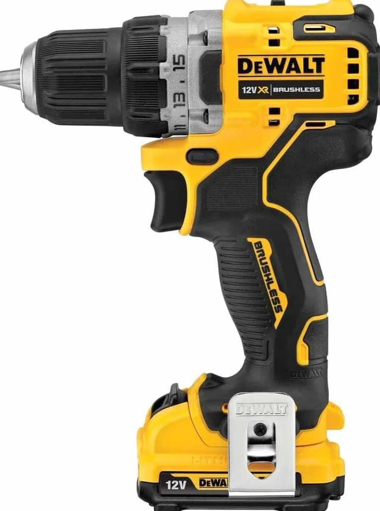 Dewalt Dcd701D2-Qw Wkrętarka, Czarny/Żółty, 4 Sztuki