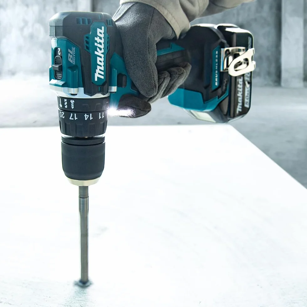 Makita Dhp487Z Wiertarko-Wkrętarka, Czarny/Zielony, ‎16.4 x 8.1 x 24.8 cm; 1.3 kg