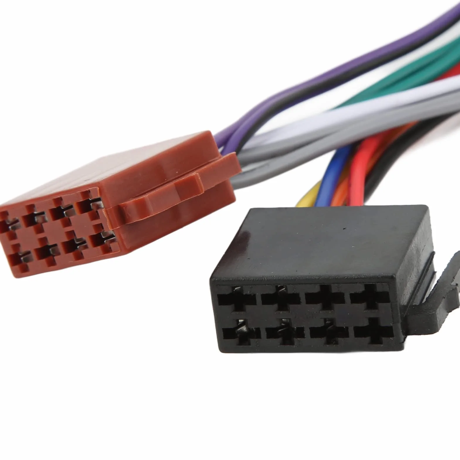 Aramox Radio Samochodowe ISO Adapter Odtwarzacz CD Kable w Wiązce Stereo Wymiana Złącza ISO dla Lancer Pajero