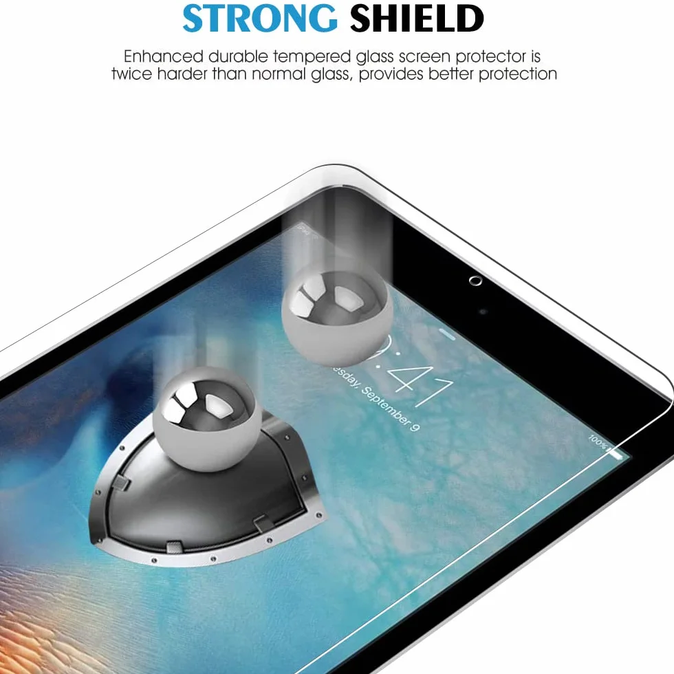 [2 sztuki] Folia ochronna do iPad mini 5. /4. generacji (iPad mini 5/4 7,9 cala, 2019/2015), pancerna ochrona szklana folia ochronna na wyświetlacz