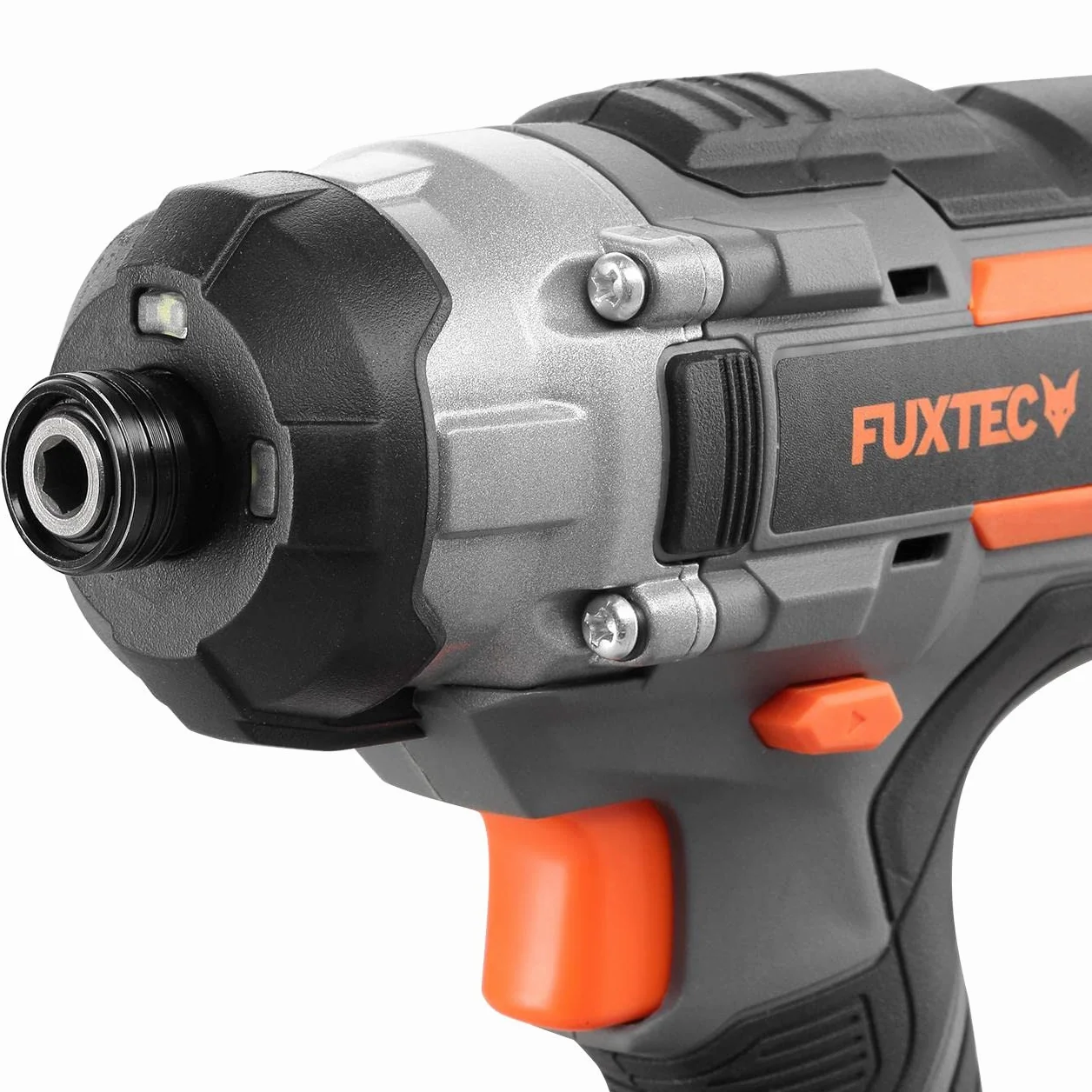 Fuxtec Akumulatorowa wiertarko-wkrętarka udarowa 20 V zestaw FX-E1IS20 – wkrętarka akumulatorowa z akumulatorem litowo-jonowym i ładowarką – moment obrotowy 70 Nm – liczba udarów 2400 bpm