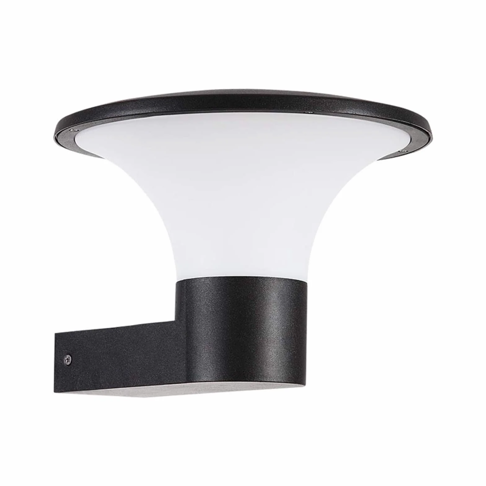 E27 PC Kształt parasola Wodoodporna lampa ścienna zewnętrzna Aluminiowa antykorozyjna lamówka ścienna, oświetlenie werandy, oświetlenie zewnętrzne do montażu na ścianie, oprawy ścienne Trwałe