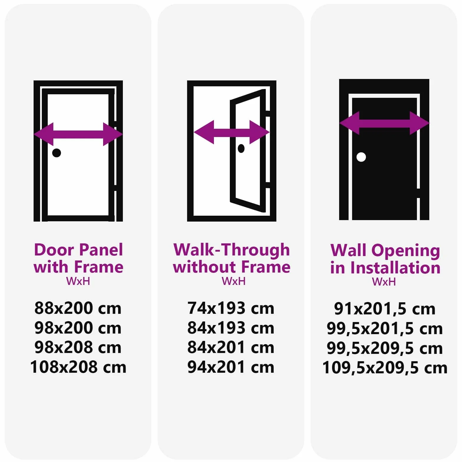 Białe drzwi przednie z PCW, 98 x 200 cm, drzwi wejściowe ze szklanymi wkładkami, zawiasami i okuciami, do domu, na korytarz, do użytku wewnątrz i na zewnątrz, łatwa pielęgnacja i trwałość