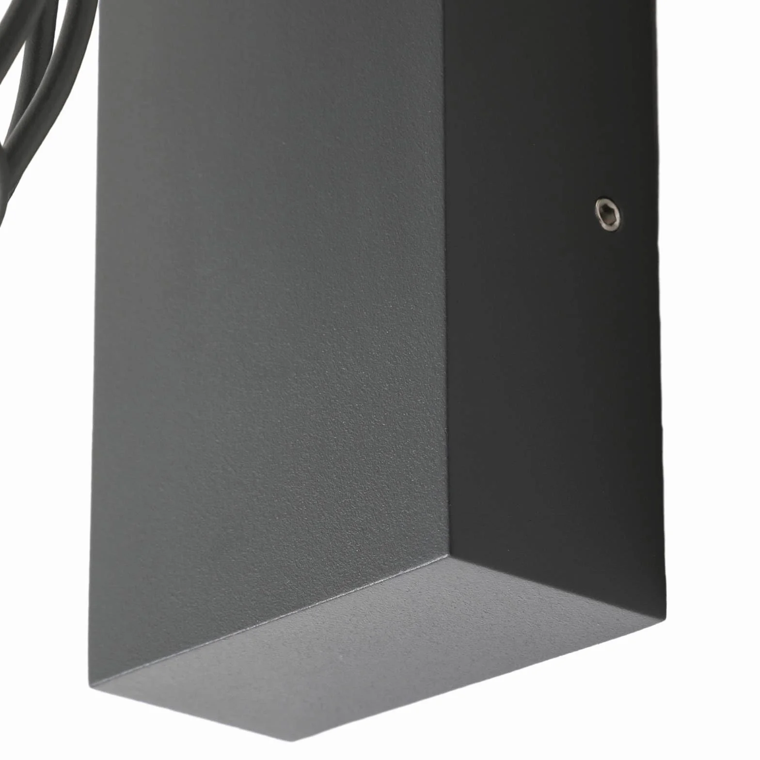Lucande 'Chandan', styl nowoczesny, kolor czarny, aluminium, IP54, żarówka E27