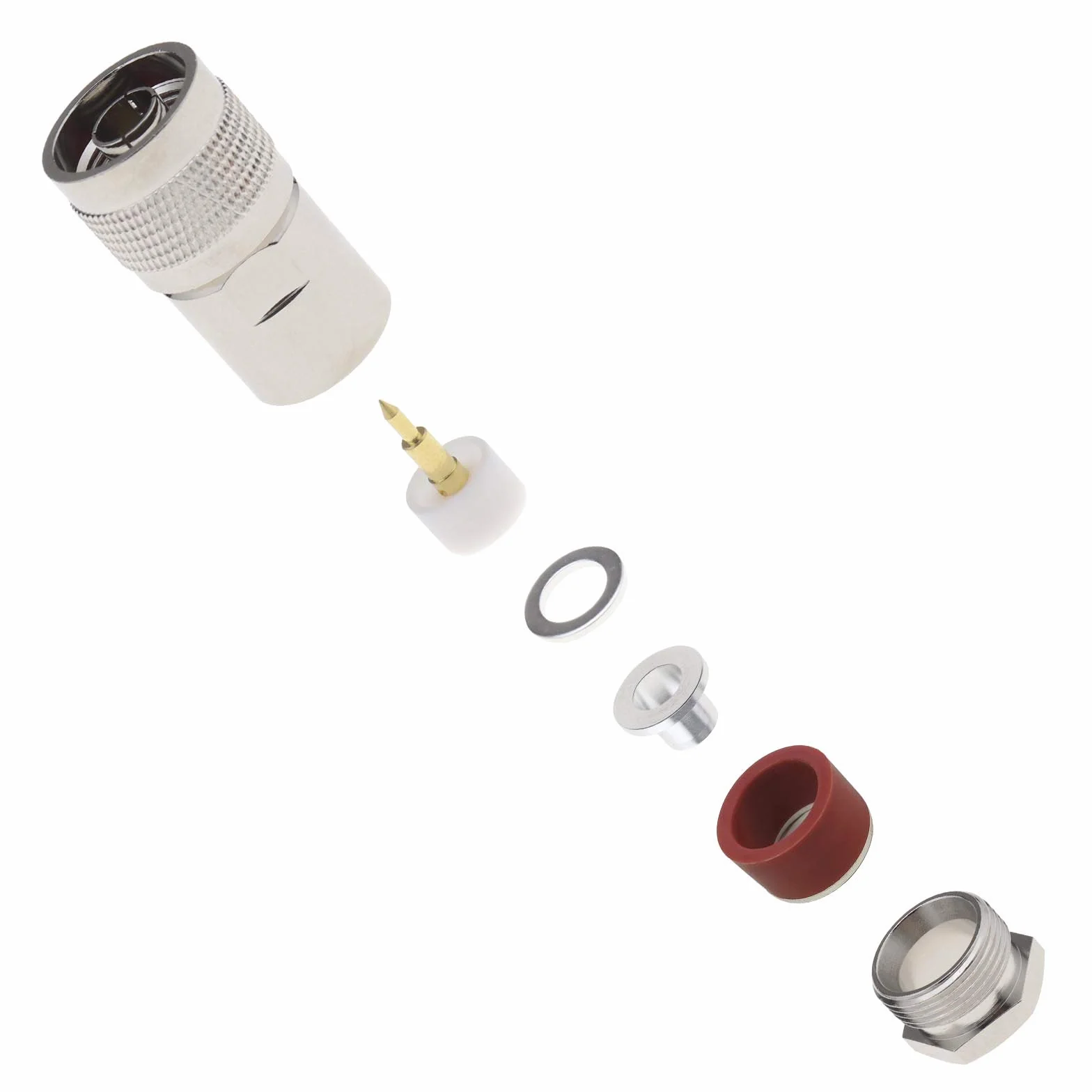 5 sztuk Typ N adapter złącze koncentryczne do 7D-FB Ecoflex 10 RG213 RG214 LMR400