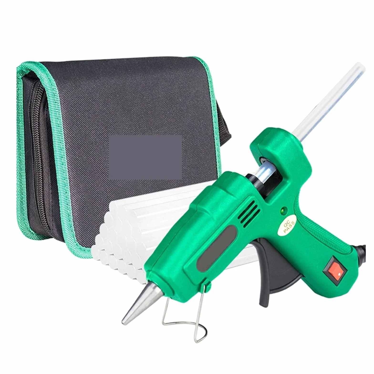 25W Pistolet Do Klejenia Na Gorąco Z 7MM Kleje W Sztyfcie Mini Przemysłowe Termo Elektryczne Opalarka Temperatura Rzemiosło Naprawa Narzędzie Majsterkowania Szybkie Nagrzewanie