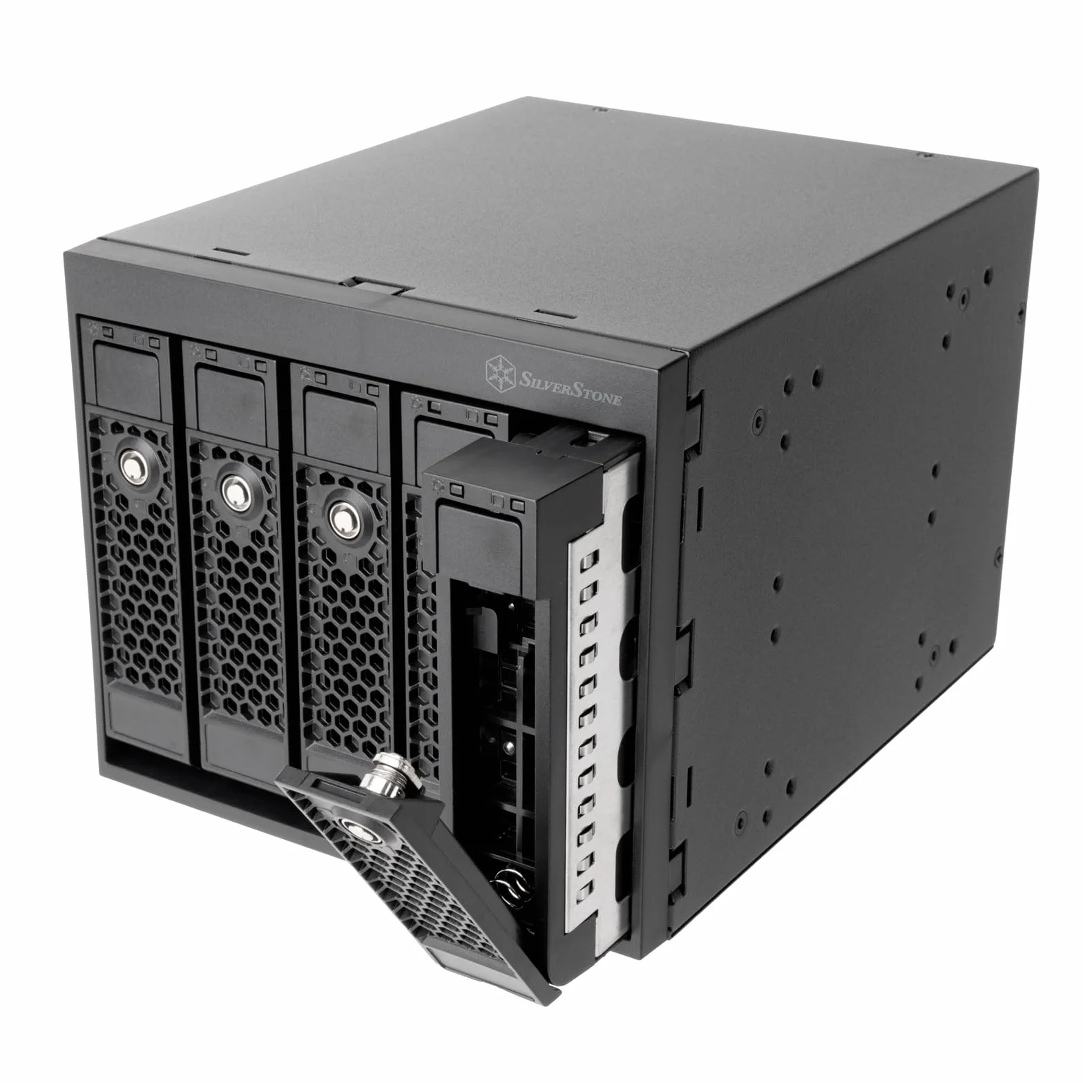 Silverstone SST-FS305B-E Hot-Swap Adapter SAS-12G/SATA 6 Gb/s 5,25" na pięć kieszeni 3,5" czarny