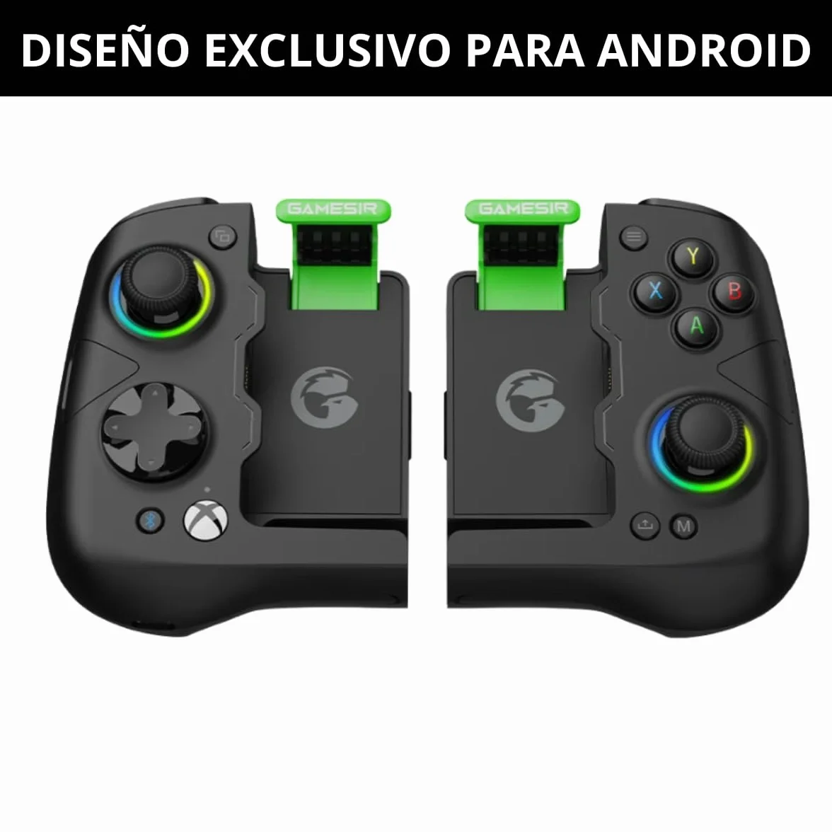 GameSir X4 Aileron bezprzewodowy mobilny kontroler do gier z systemem Android z pałeczkami z efektem Hall – dzielona konstrukcja z torbą do przenoszenia – niskie opóźnienia połączenia Bluetooth – 1