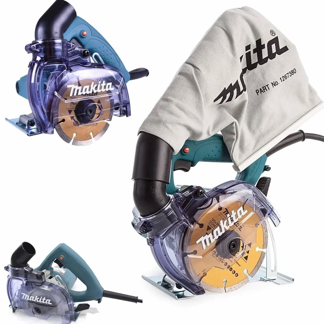 Makita Piła do Płytek, Niebieski/Czarny, 125 mm, 40 mm