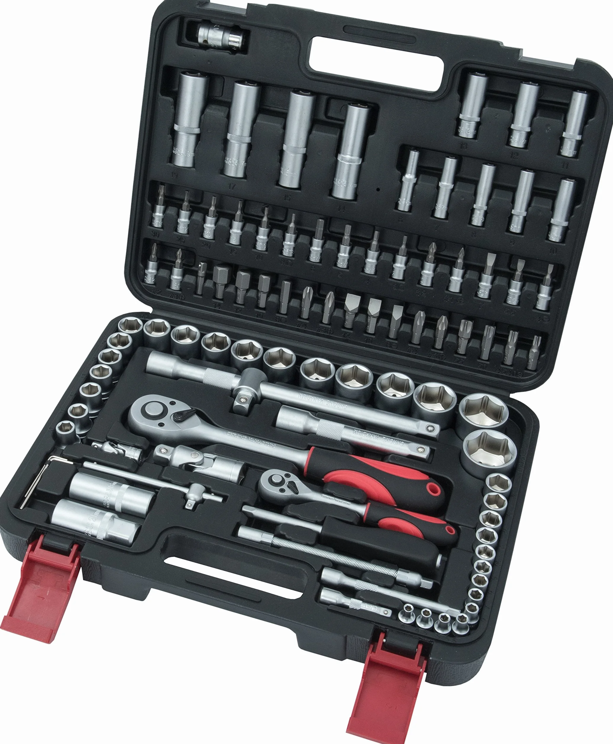 Connex Zestaw kluczy nasadowych 1/10.2 cm + 1/2, 94 sztuki, 1 sztuka, COX580194