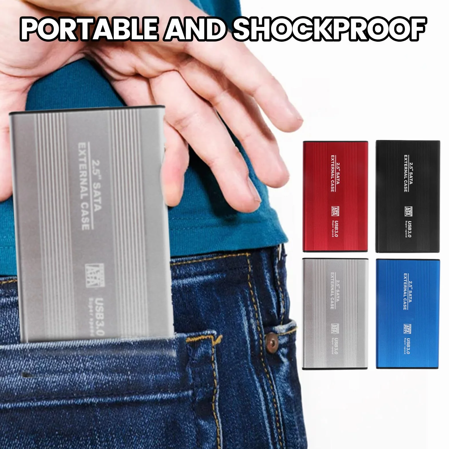 Zewnętrzny Dysk Twardy USB 3.0 2,5 Cala Przenośny HDD