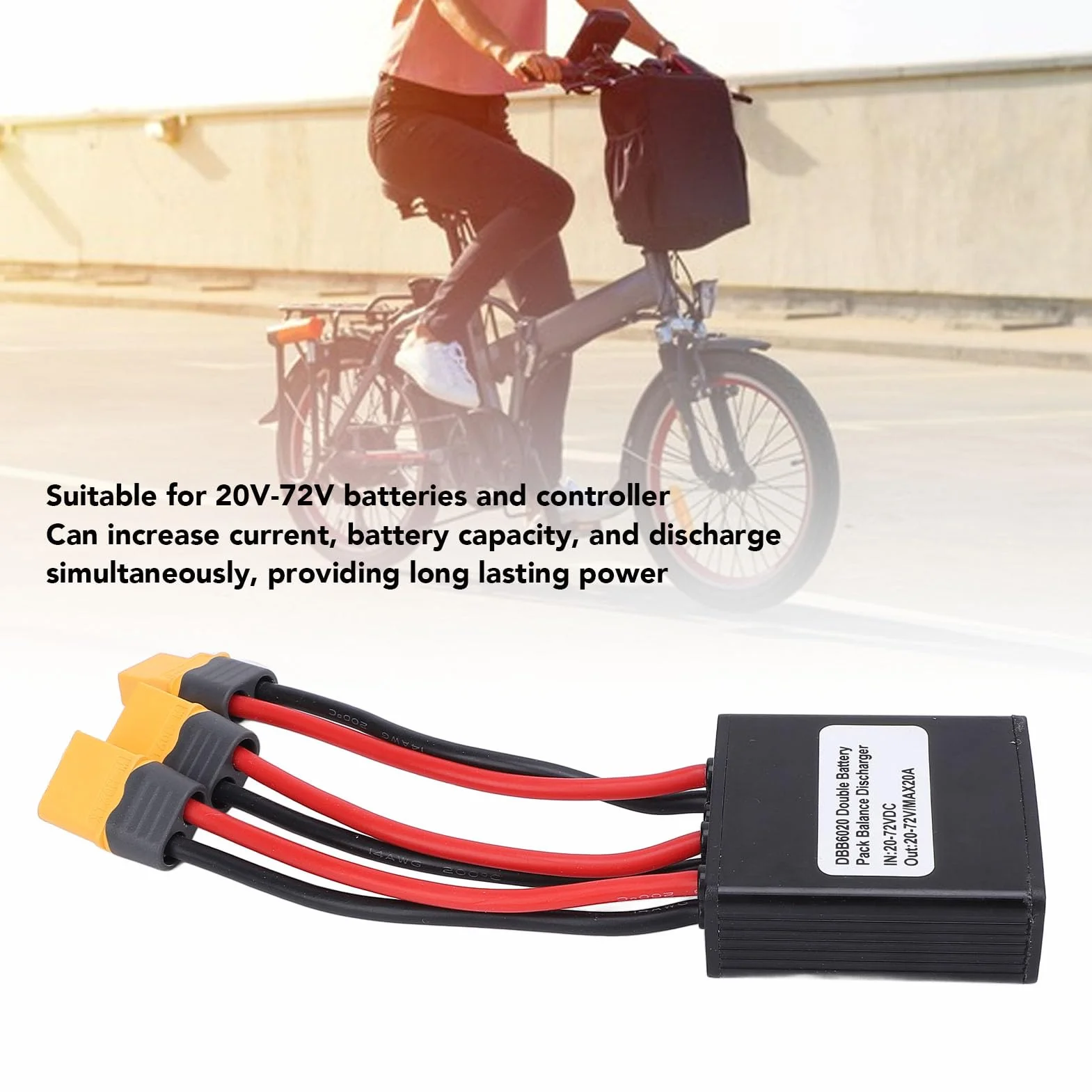 Przełącznik Balancer XT60 Podwójny Konwerter Rozładowania Akumulatora DC20-80V 250-3000W