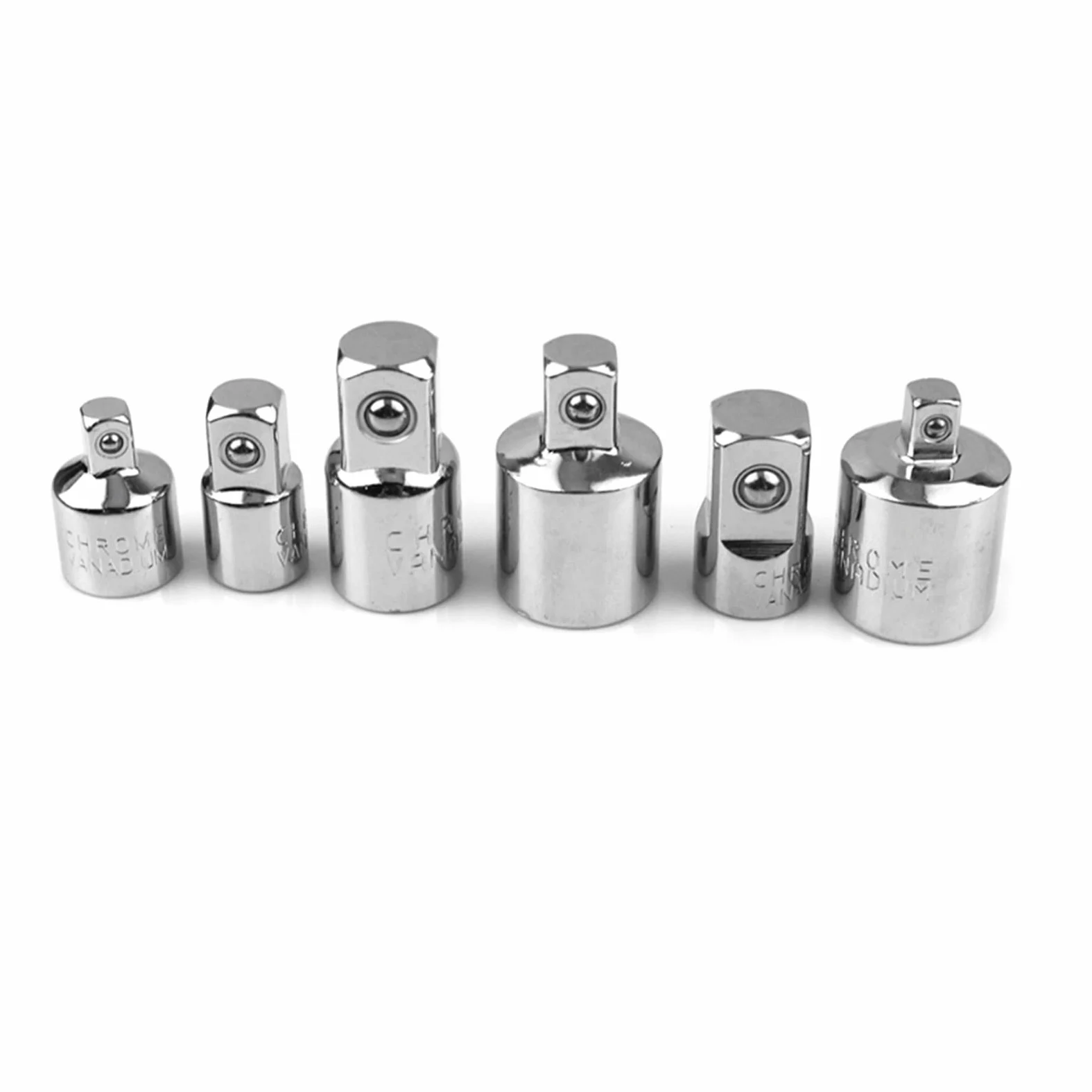 Adapter tulei konwertera nasadki klucza grzechotkowego ze stali nierdzewnej 1/2" 3/8" 1/4" Narzędzia do napraw garażowych Małe nasadki Hurtownie uchwytów wiertarskich