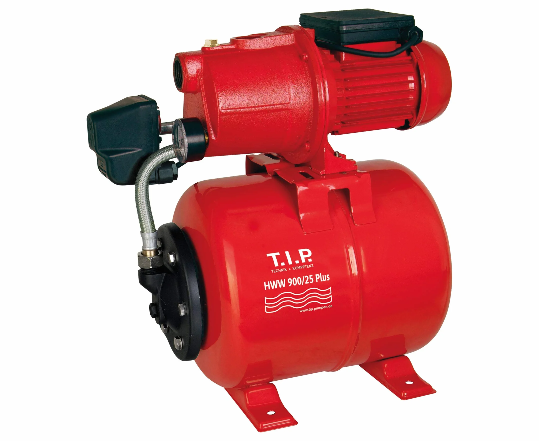 T.I.P. Hydrofor żeliwny HWW 900/25 2800 l/h wys. tłoczenia 42 m moc 600 W zbiornik 18 l cicha i solidna pompa do nawadniania i zwiększania ciśnienia 31300